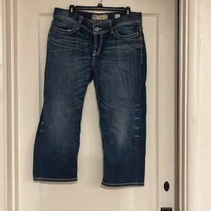 BKE denim Payton cropped jeans size 33